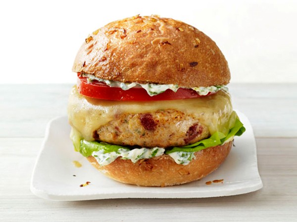 Turkey-pepperoni burgers