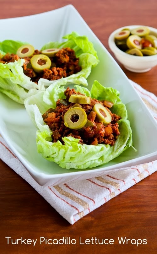 Turkey picadillo (in lettuce wraps)
