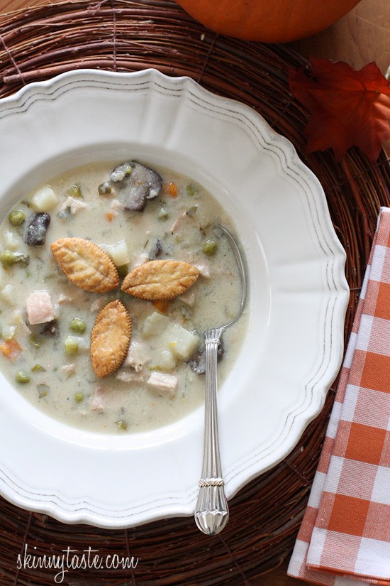 Turkey pot pie soup