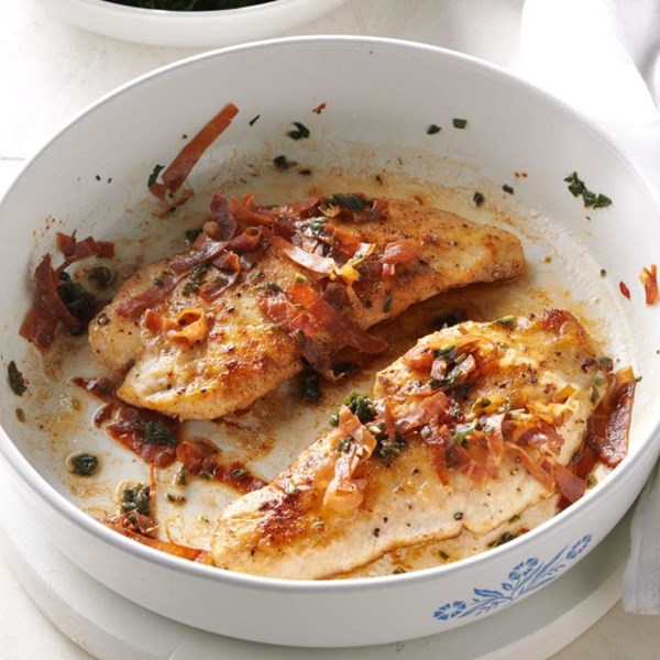 Turkey saltimbocca 