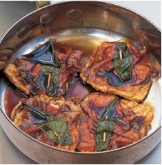Turkey saltimbocca