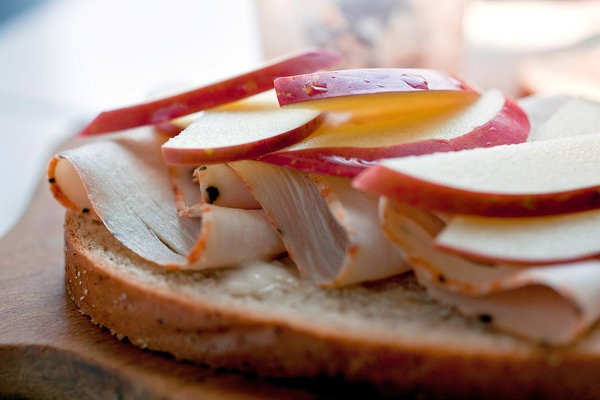 Turkey sandwiches with maple mayonnaise
