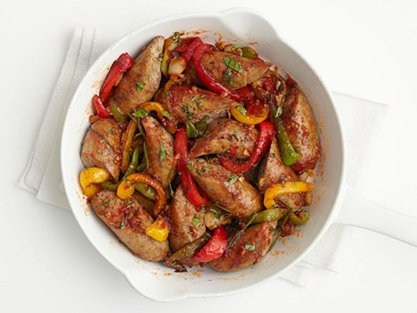 Turkey sausage and peppers 