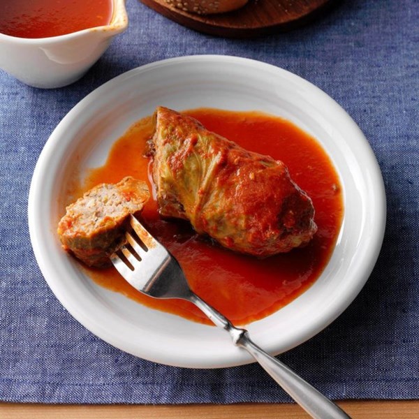 Turkey sausage cabbage rolls 
