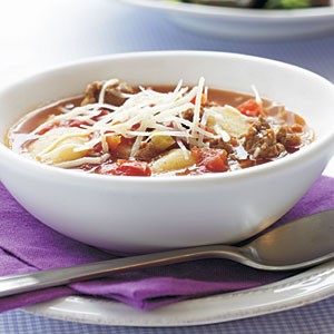 Turkey sausage gnocchi soup