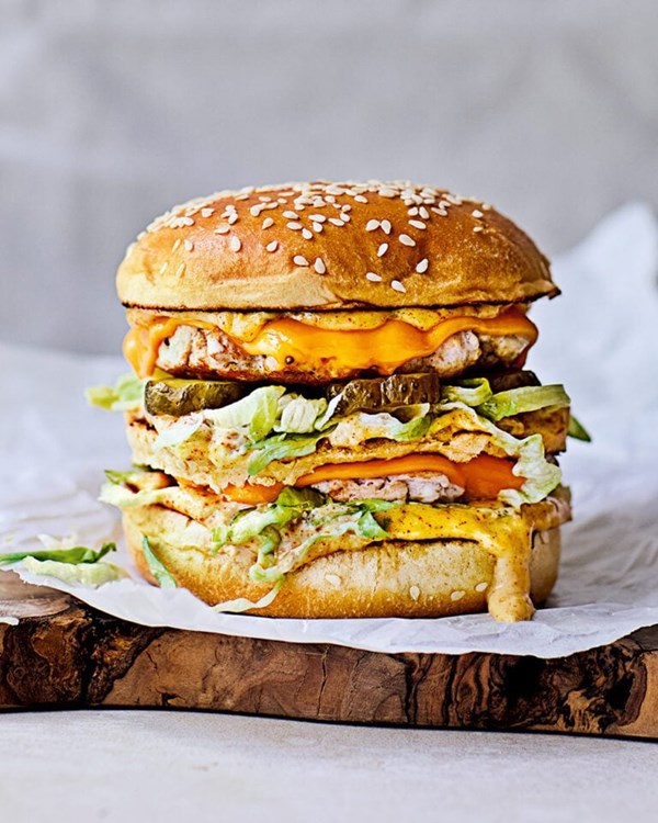 Turkey smash burger