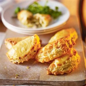Turkey, sprout & stuffing pasties