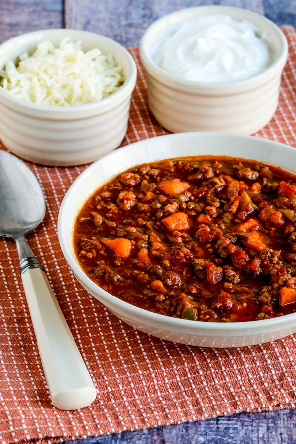 Turkey sweet potato chili