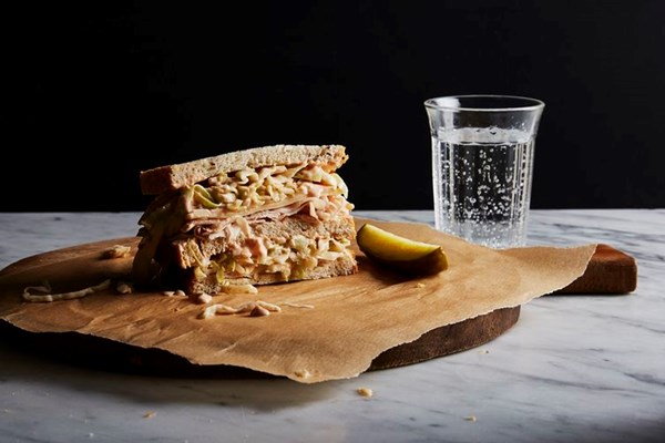 Turkey-Swiss sloppy Joe