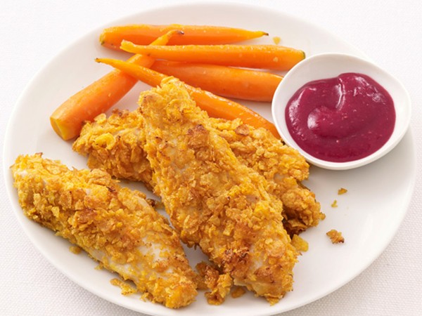 Turkey tenders with cranberry ketchup