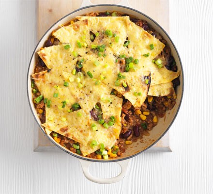 Turkey tortilla pie 