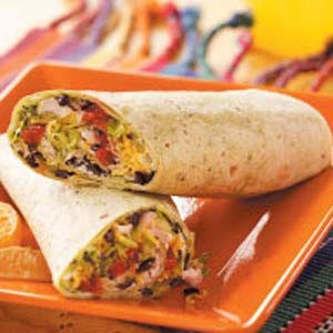 Turkey tortilla roll-ups