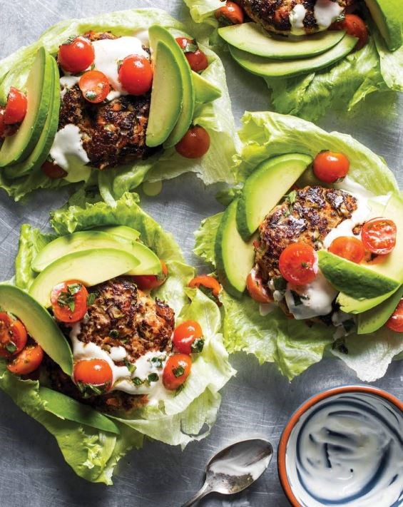 Turkey-veggie burgers