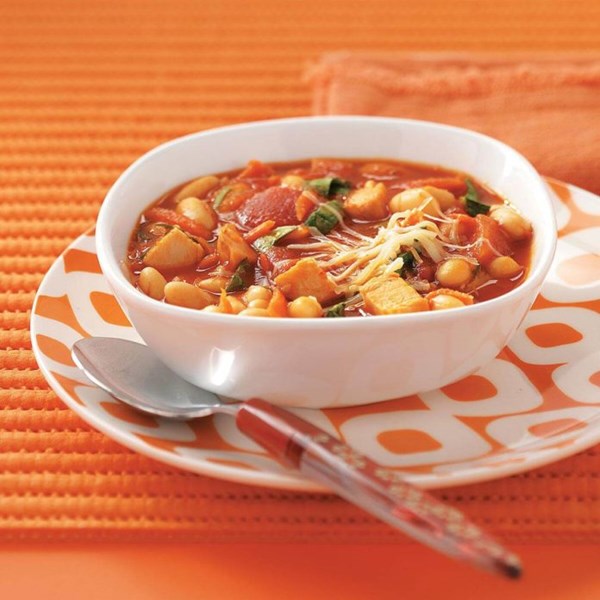 Turkey-white bean soup