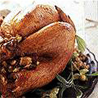 Turkey with apricot stuffing