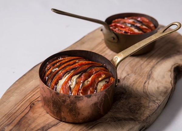 Turkish baked tomato and aubergine (Imam bayildi)