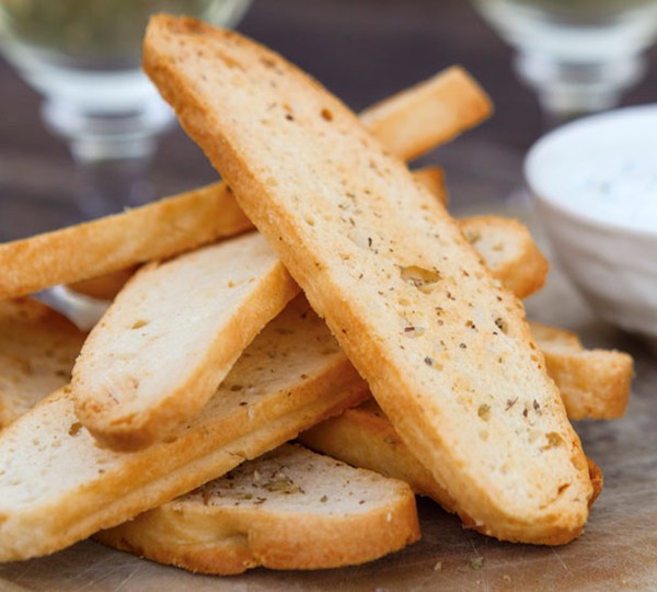Turkish bread crostini