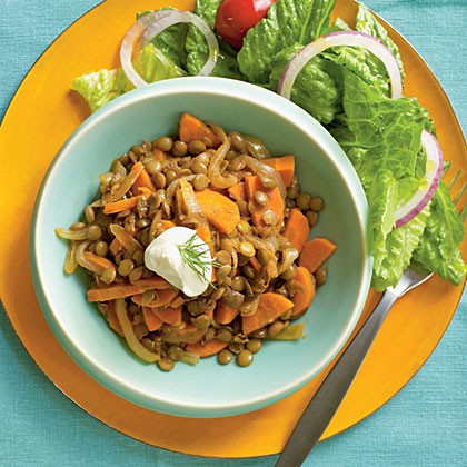 Turkish carrots and lentils (Zeytinyağli havuç)