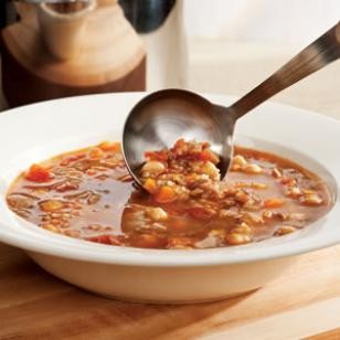 Turkish chickpea & lamb soup