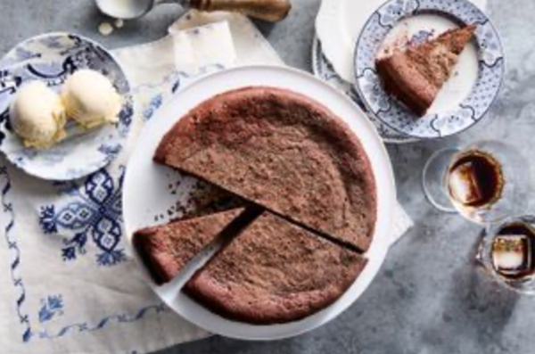 Turkish chocolate and cardamom cake