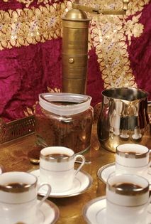 Turkish coffee (Qahwa)