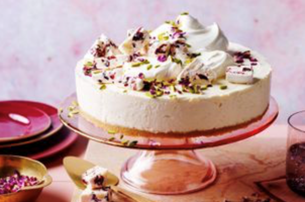 Turkish Delight cheesecake
