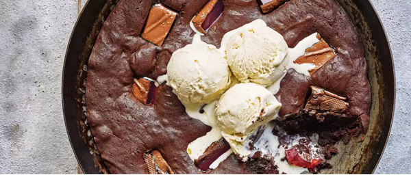Turkish Delight pan brownies