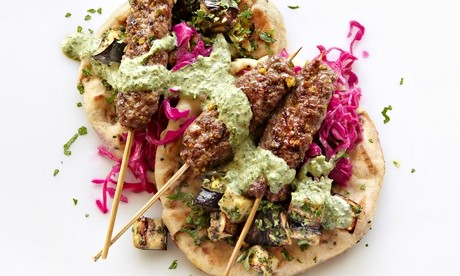 Turkish flatbreads with onion and nigella seeds