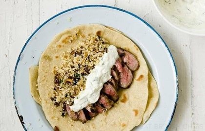 Turkish lamb flatbreads