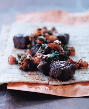 Turkish lamb kebabs