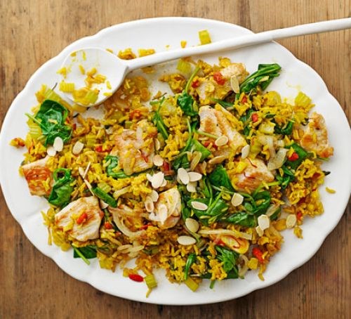 Turkish pilaf with saffron & goji berries