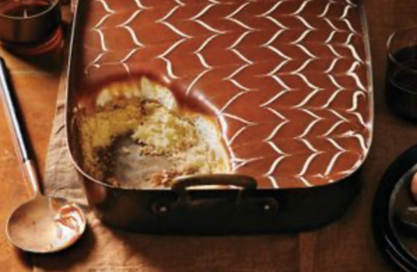 Turkish spiced triple-milk cake with caramel topping (Trileçe)