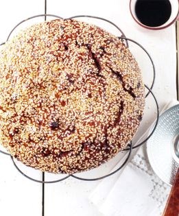 Turkish tahini cake