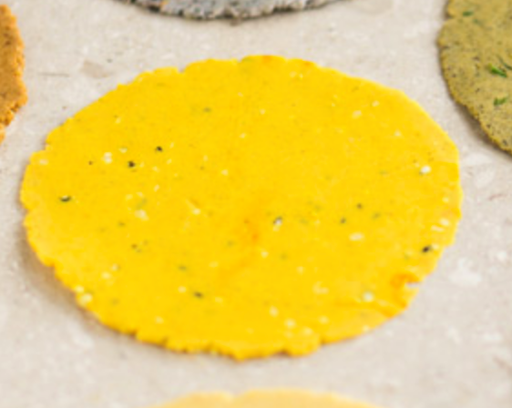 Turmeric & hempseed tortillas