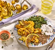 Turmeric & lemon cauliflower bowl