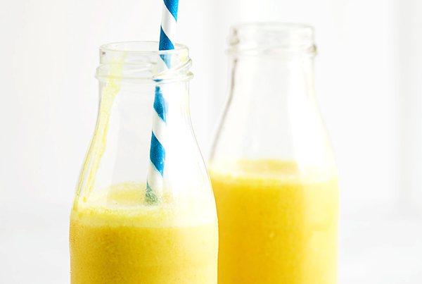Turmeric and mango lassi