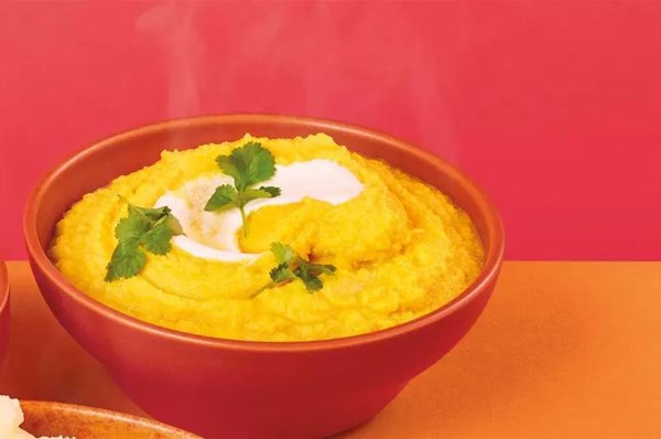Turmeric cauliflower mash