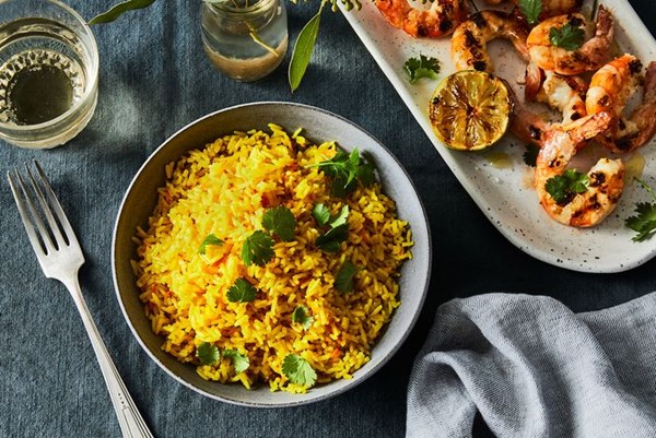 Turmeric coconut rice