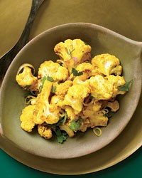 Turmeric-roasted cauliflower