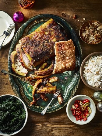 Turmeric spiced pork loin & ribs
