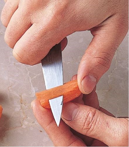Turning vegetables