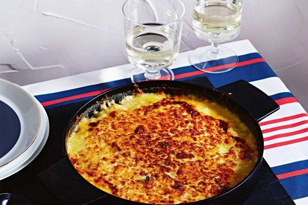 Turnip and swede gratin