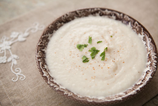 Turnip potato soup