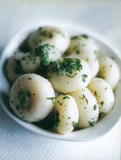 Turnips with chervil