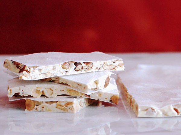 Turrón de Alicante (Nougat with Marcona almonds)