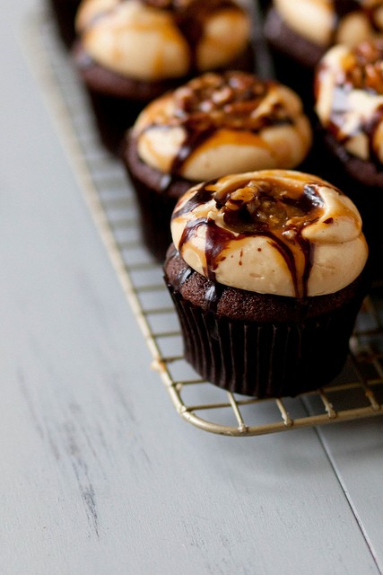 Turtle cupcakes