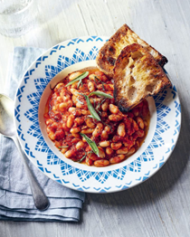 Tuscan beans with sage