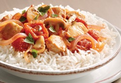 Tuscan chicken with rice