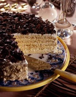 Tuscan cream cake