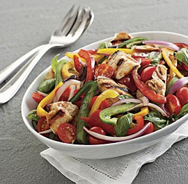 Tuscan grilled chicken & pepper salad (Pollo forte)